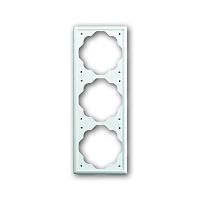 Рамка 3-постовая, серия impuls, цвет альпийский белый 1723-74 | код 2CKA001754A2437 | ABB