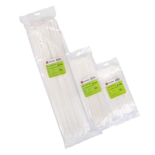 Хомут нейлоновый КСС MULTILOCK 4х200 бел. (уп.100шт) Fortisflex 102302 фото 5
