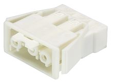 Розеточный разъем в панель, 3 полюса, пружинная фиксация, толщина панели 0,5-1,5 мм номинальное напряжение: 250V, номинальный ток: 20A, цвет: белый, серия gesis GST18i3 | код 92.031.9658.0 | Wieland