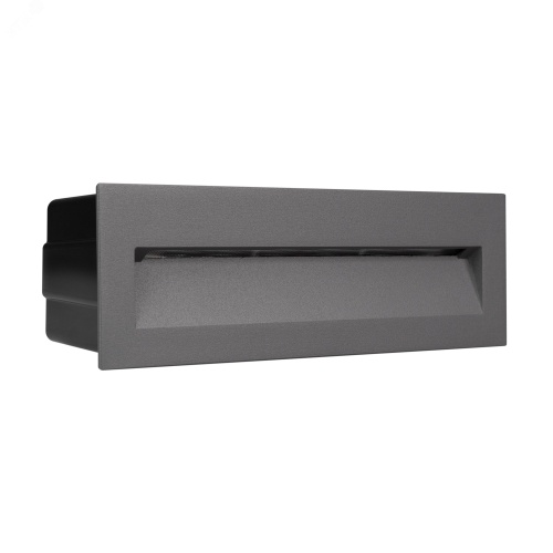 Светильник LTD-TRAIL-S226x76-8W Warm3000 (GR, 65 deg, 230V) (ARL, IP65 Металл, 3 года) | код 29964 | Arlight