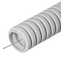 Труба гофрированная ПВХ серая с/з d16 мм (50м/4950м уп/пал) Строитель | код PR.031650| ПРОМРУКАВ