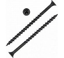 Саморез гипсокартон/дерево 3,8х65 черный | код screw-GD-65 | Крепдил