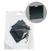 Заглушка черная без отверстия для профиля CAB269 LD236 (уп.4шт) FERON 52090