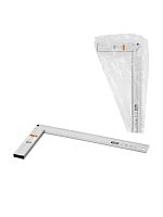 Угольник столярный 350 мм алюминиевый, усиленный, облегченная рукоятка, Рубин TDM | код SQ1018-0513 | TDM