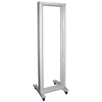 Стойка однорамная 42U, серая | код TWT-RACK1-42U | TWT