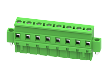 MC-RE7.62V07C-K Разъём гнездовой MC, шаг 7.62мм,7 конт. с винт.,зел., шт | код MC-RE7.62V07C-K | SUPU