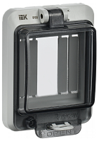 Крышка защитная для выреза в шкафу 3 модуля IP66 IEK | код YWP10-03-66 | IEK