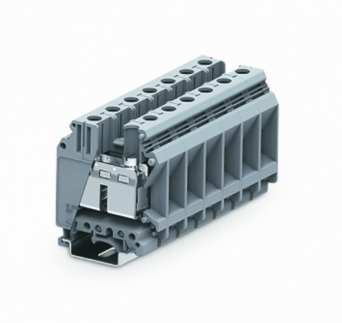 335901 Клемма UK 1-1 проходная винтовая, сеч.35мм2, сер., шт | код 335901| SUPU