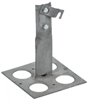 Дер. пр. кр. 6-10мм вин. пл. кр. h=150мм оц. сталь TD IEK | код ZDP85-13-1-16-150 | IEK