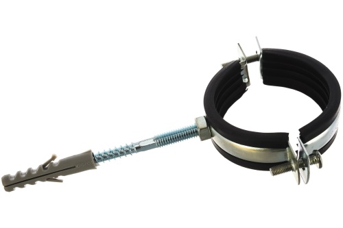 Хомут сантехнический 2' (59-66 мм) гайка М8 | код 1105 | ПрофСан