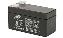 Батарея аккумуляторная Ritar RT1213, F1, 12V/1.3Ah, 53(59)x98x43.5 HxLxW, 0.52kg, 6-8 лет | код RT1213 | HAC