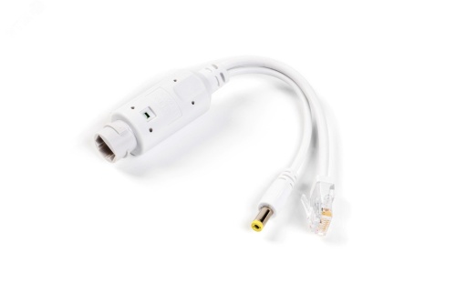 Сплиттер PSE-SP-1A-E v.2 13Вт вход RJ-45 PoE выход RJ-45 Ethernet и DC 12V | код 4079 | Бастион