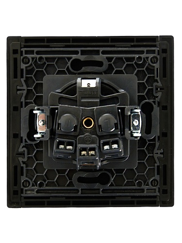 FORTE&PIANO Роз. с з/к без з/ш в/к 16А FP116 чер. IEK | код FP-R11-16-K02 | IEK фото 2