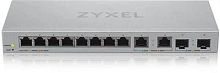 Коммутатор Zyxel XGS1210-12-ZZ0102F (L2) 8x1Гбит/с 2x2.5Гбит/с 2SFP+ управляемый | код 1979344 | Zyxel