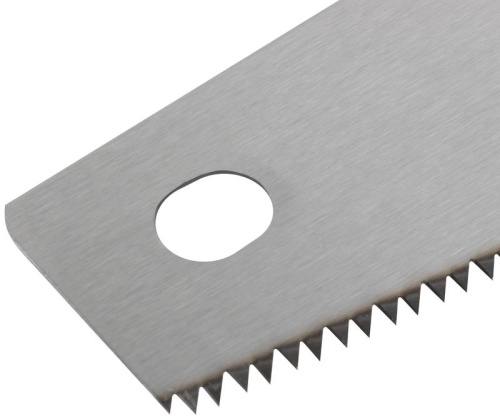 Ножовка по дереву, средний каленый зуб 7 ТPI, 2D заточка, пластиковая прорезиненная ручка 500 мм | код 40318 | FIT фото 4