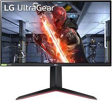 Монитор LG 27 UltraGear 27GN65R-B черный IPS 16:9 HDMI матовая HAS Piv 1000:1 300cd 178гр/178гр 1920x1080 144Hz G-Sync FreeSync Premium DP FHD 7.2кг | код 1977288 | LG