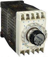 Реле времени ВС-33-2 0,2…60с 220В 50Гц, задержка на включение, ток контактов исполнительного реле 4А, 1з+1р - с выдержкой времени + 1п - мгновенного действия, утопленное исполнение, УХЛ4 | код A8011-76914329 | РЕЛЕ И АВТОМАТИКА