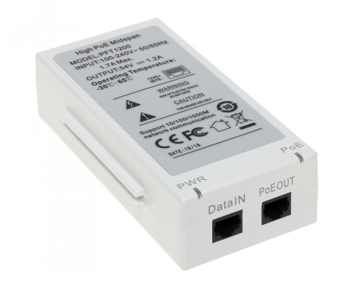 Инжектор POE | код DH-PFT1200 | Dahua