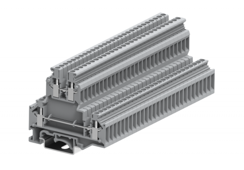 305921 Клемма UKD 4-контактная винтовая 2-уровневая, сеч. 4мм2, сер., шт | код 305921| SUPU