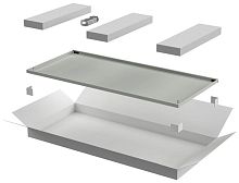 Дверь металлическая 800мм шкафа 18U сер. | код LN35-18U8X-DM | ITK