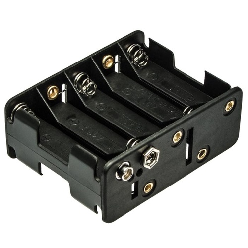 Батарейный отсек RUICHI BH3103 AA 5x1+5x1, открытый | код 80102 | Ruichi