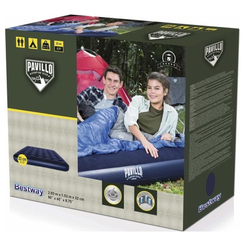 Матрас надувной 152х203х22см (67003) Bestway 6941607343906 фото 4