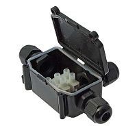 Коробка распределительная RUICHI BOX-3 IP65 3pin CA10 10A/450V, пластик | код 103391 | Ruichi