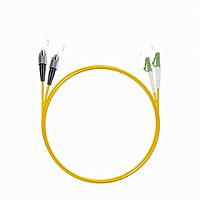 Cabeus FOP(d)-9-LC/APC-FC/UPC-1m Шнур оптический duplex LC/APC-FC/UPC 9/125 sm 1м LSZH | код 8021c | Cabeus
