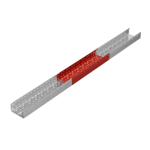 Лоток листовой перфорированный 200х100 L3000 сталь 1.2мм "БЫСТРЫЙ МОНТАЖ ПЛЮС" LPplus100-200-1.2-3000 оцинк. КМ PL0275 фото 3 Лоток листовой перфорированный 200х100 L3000 сталь 1.2мм "БЫСТРЫЙ МОНТАЖ ПЛЮС" LPplus100-200-1.2-3000 оцинк. КМ PL0275 фото 3