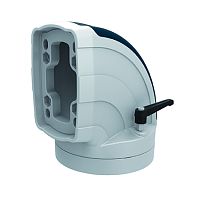 Держатель панели поворотный (310°) угловой (90°) с фиксацией ETR120, ?130мм, RAL7035/RAL5020, m=2,4кг | код ETR120320 | ETA