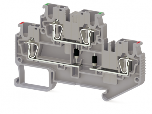 311 479, Пружинная клемма серии SRD 2,5-F2D-A (Серый) | код 0.0.0.3.11479 | KLEMSAN 311 479, Пружинная клемма серии SRD 2,5-F2D-A (Серый) | код 0.0.0.3.11479 | KLEMSAN