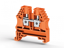 304 147, Клеммник на DIN-рейку 6мм.кв. (оранжевый), AVK6 (RP) | код 0.0.0.3.04147RP | KLEMSAN
