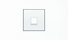 Накладка для телекоммуникационных розеток типа 8117... и/или 8118..., серия SKY, цвет альпийский белый 8517 BL | код 2CLA851700A1101 | ABB