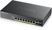 Коммутатор Zyxel GS2220-10HP-EU0101F (L2) 8x1Гбит/с 2xКомбо(1000BASE-T/SFP) 8PoE+ 180W управляемый | код 1393703 | Zyxel