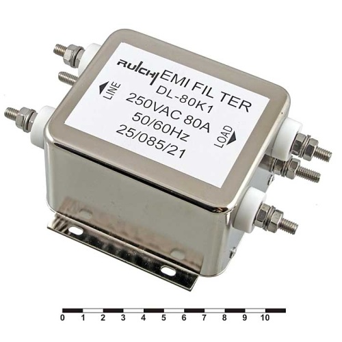 Сетевой фильтр DL-80K1, 80А | код 90855 | Ruichi Сетевой фильтр DL-80K1, 80А | код 90855 | Ruichi