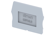 Концевая пластина для клемм, синяя CSPM2.5-BLUE | код 3910990001 | Elmex