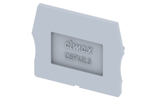 Концевая пластина для клемм, синяя CSPM2.5-BLUE | код 3910990001 | Elmex