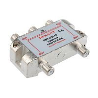 ДЕЛИТЕЛЬ ТВ х 4 под F разъём 5-2500 МГц СПУТНИК REXANT | код 05-6203 | REXANT