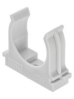 Крепеж-клипса для трубы 32 мм для прямого монтажа (25 шт.) серая TDM | код SQ0405-8004 | TDM