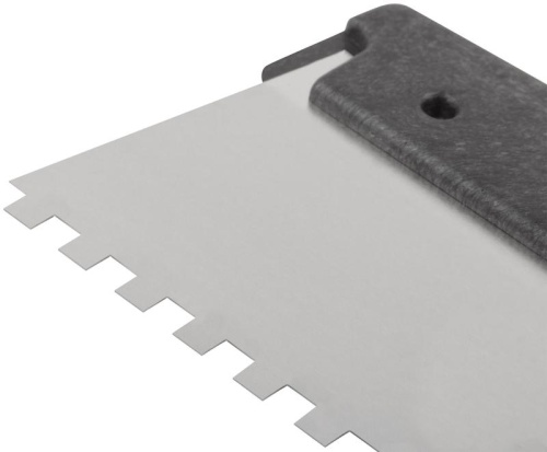 Шпатель фасадный зубчатый 250мм/зуб 6мм нерж. КУРС 06607 фото 7