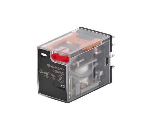 Реле 6А 4CO 230В AC тест кнопка LED SE RSXM4AB2P7