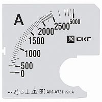 Шкала сменная для A721 2500/5А-1,5 |  код. s-a721-2500 |  EKF