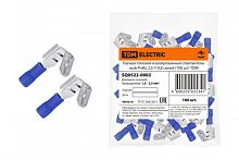 Разъем плоский изолированный ответвительный РпИо 2,5-7-0,8 синий (100 шт) TDM | код SQ0522-0002 | TDM