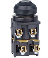 Выключатель кнопочный КЕ-082 У2 исп.2, черный, 3з+1р, цилиндр, IP54, 10А ,660В (ЭТ) | код ET529354 | Электротехник