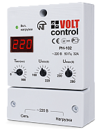 Однофазное реле напряжения РН-102, 32А, 220В, настенный монтаж, индикация напряжения. | код 3425600102-0 | Новатек-Электро