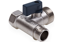 Кран шаровой трехпроходной ВНН 1/2x3/4x1/2 | код 1175 | AQUALINK