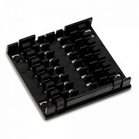 Ложемент для КДЗС 42583 (емкость до 16 волокон), Hyperline FO-MSPL01-BK | код 254999 | Hyperline