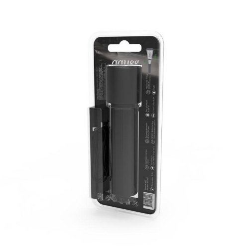 Фонарь светодиодный ручной 1 Вт 50 лм Черный IP3X аккумуляторный Li-ion 1200мАч GFL Gauss | код GF202 | Gauss фото 7