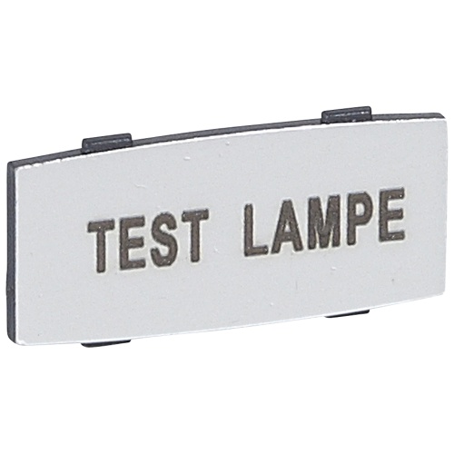 Osmoz вставк. узкая алюм. ""TEST LAMPE" надпись | код 024345 | Legrand