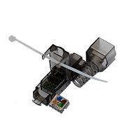 Коннектор 8P8C UTP Cat6A (RJ-45) безынструментальный (DIY упак.) | код 10-0239-1 | SUPRLAN